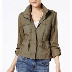 American Rag - Mixed Media Utility Jacket